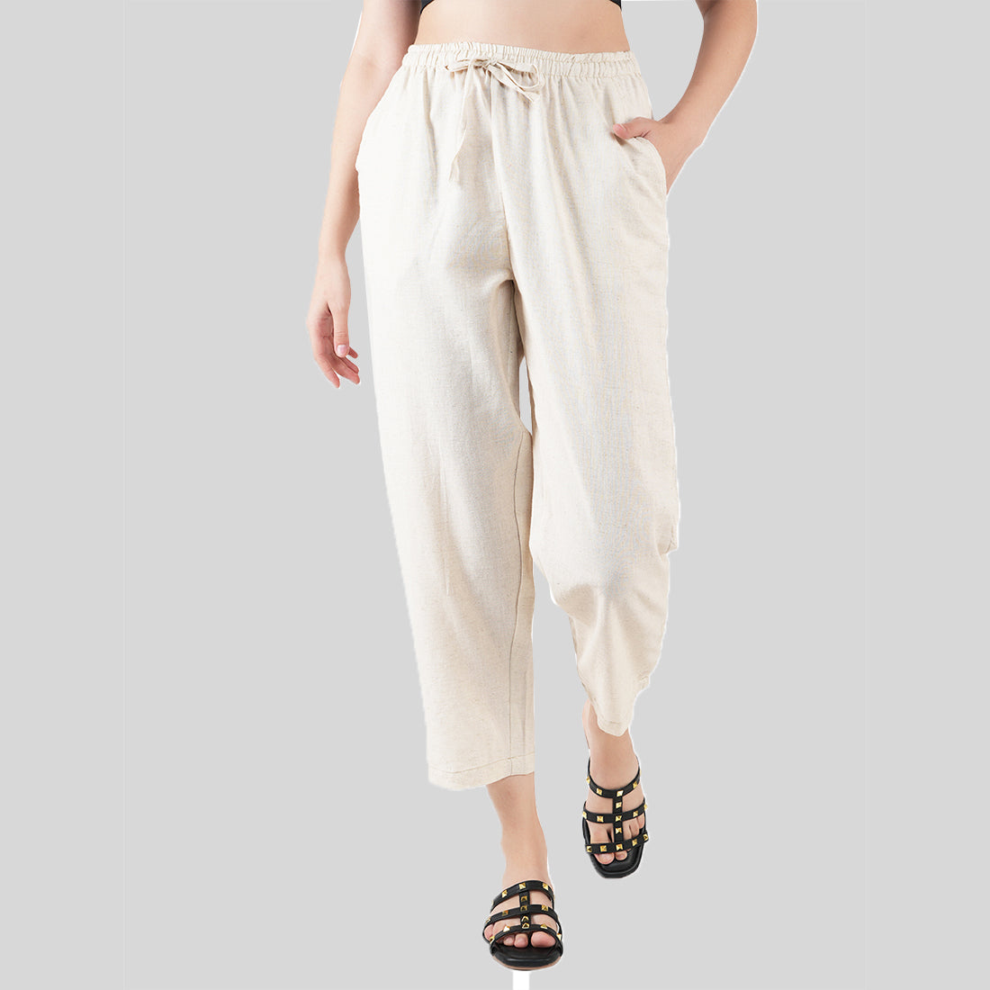 STYLE SHOES Regular Fit Linen Pyjama/Lounge Pant for Women & Girls