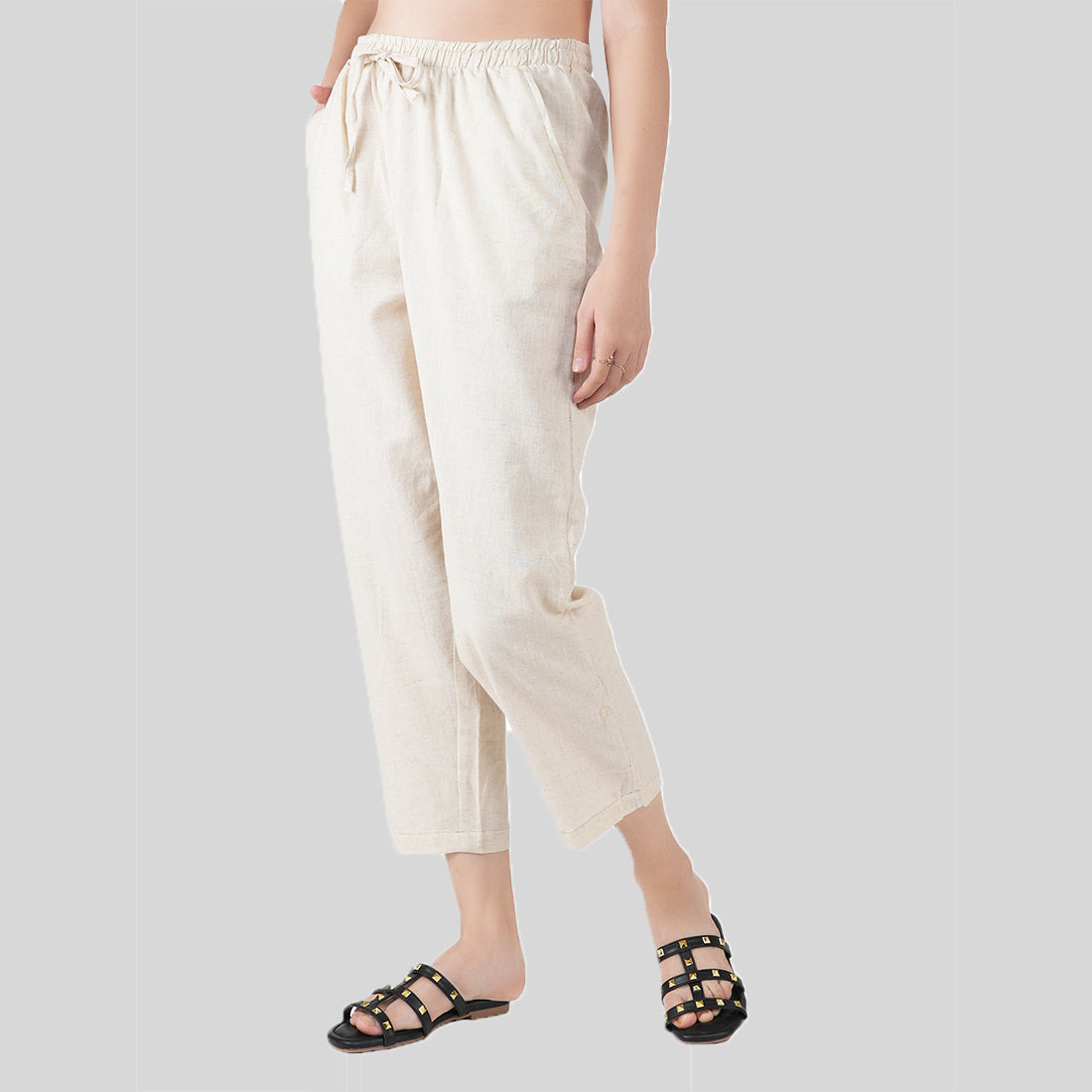 STYLE SHOES Regular Fit Linen Pyjama/Lounge Pant for Women & Girls