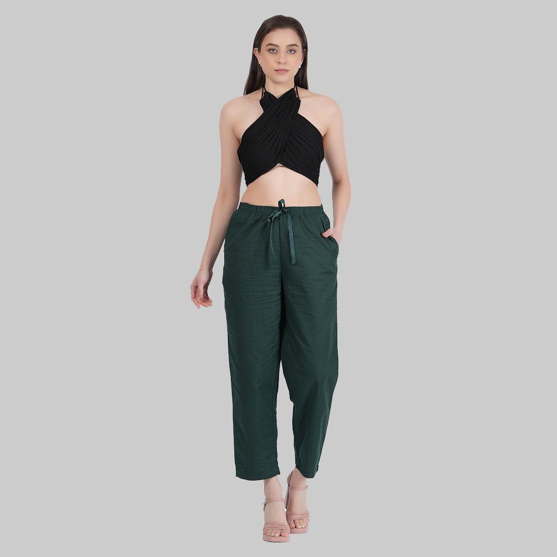 STYLE SHOES Regular Fit Linen Pyjama/Lounge Pant for Women & Girls