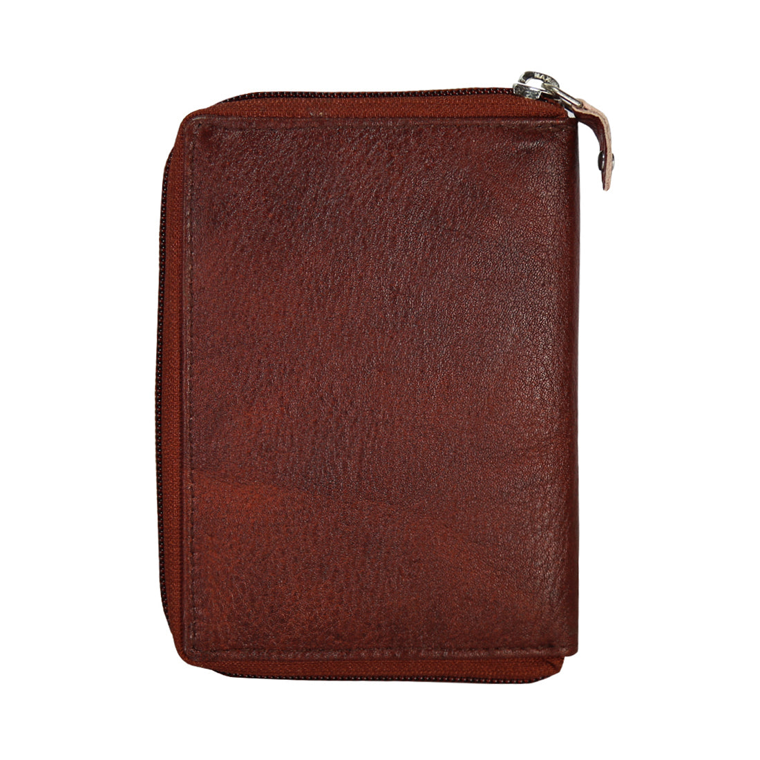 Style Shoes Genuine Leather Zipper Card Holder Wallet for Men and Women