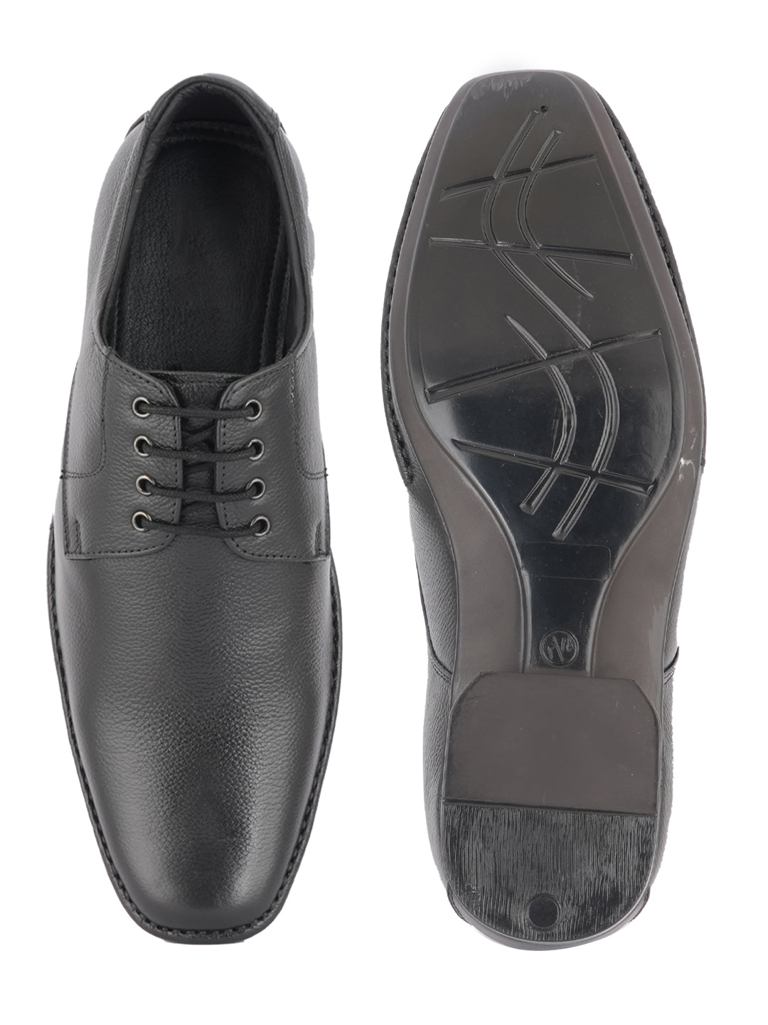 Black Lace Up Men Leather Formal Shoes