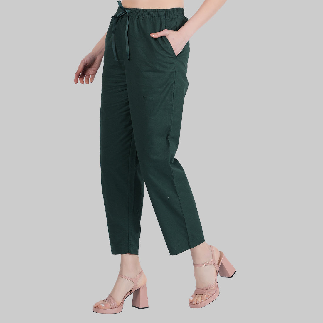 STYLE SHOES Regular Fit Linen Pyjama/Lounge Pant for Women & Girls