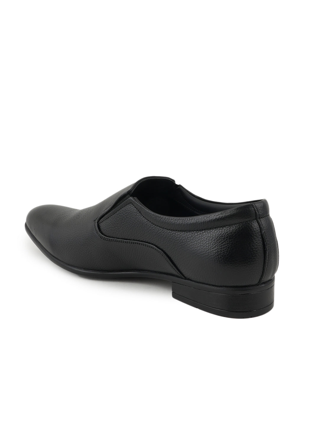 Black Men Leather Formal Moccasin Shoes