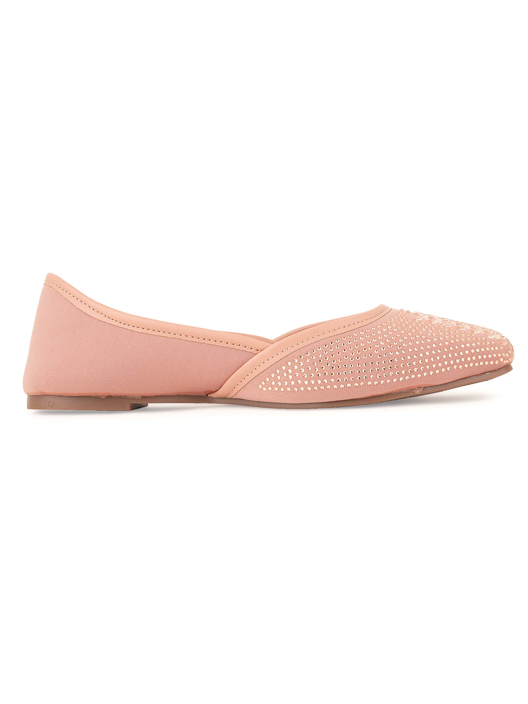 Style Shoes Designer Ethnic Embellished Square Toe Mojaris/Jutti For Women and Girls