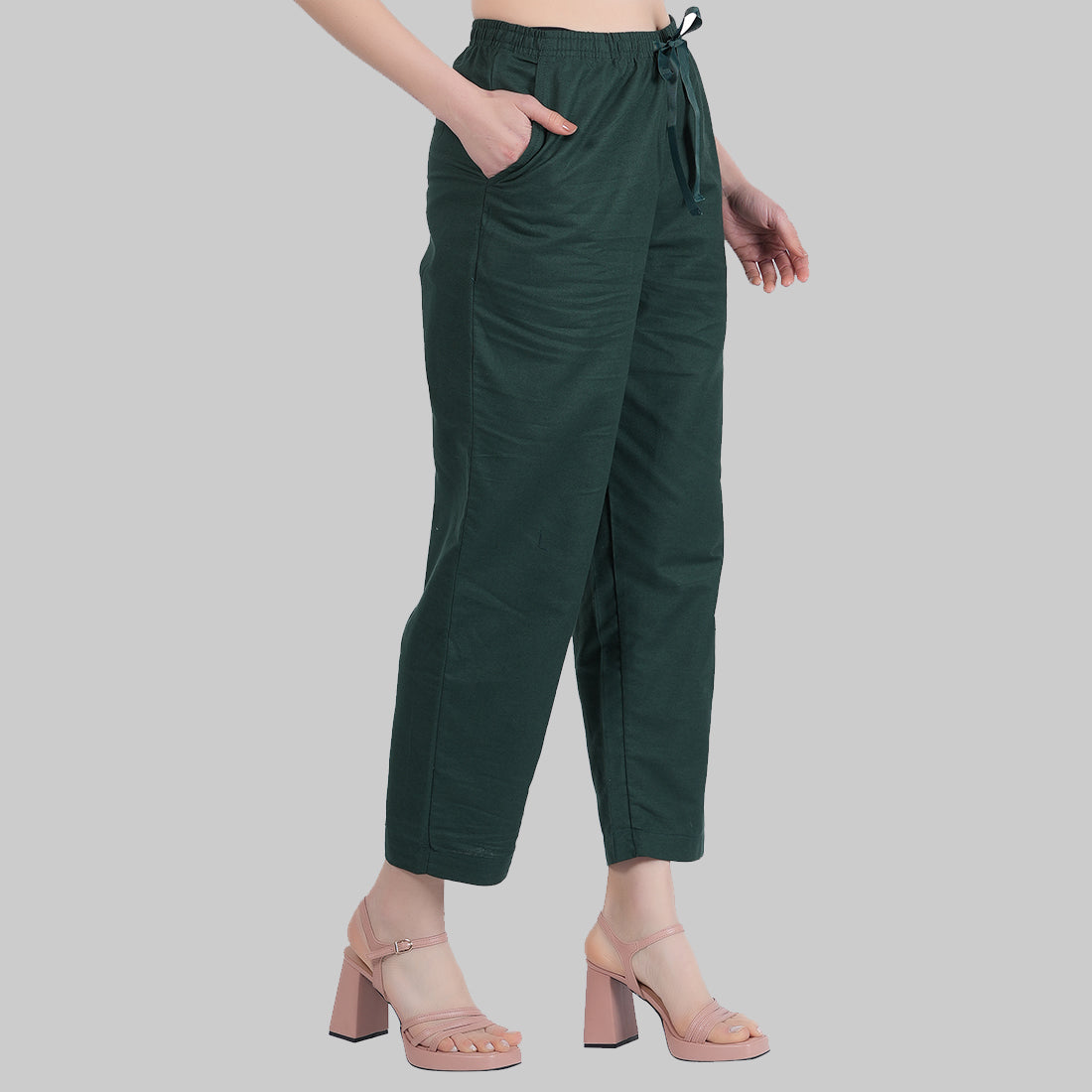 STYLE SHOES Regular Fit Linen Pyjama/Lounge Pant for Women & Girls