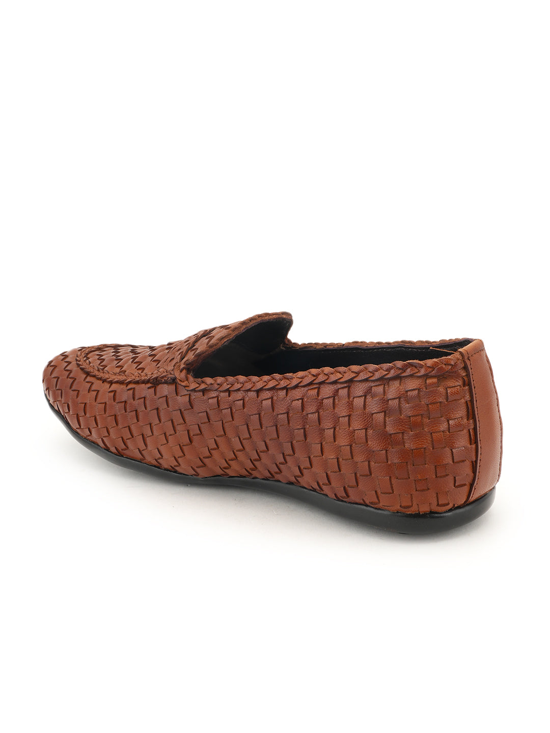 Men's Tan Leather Casual Loafers