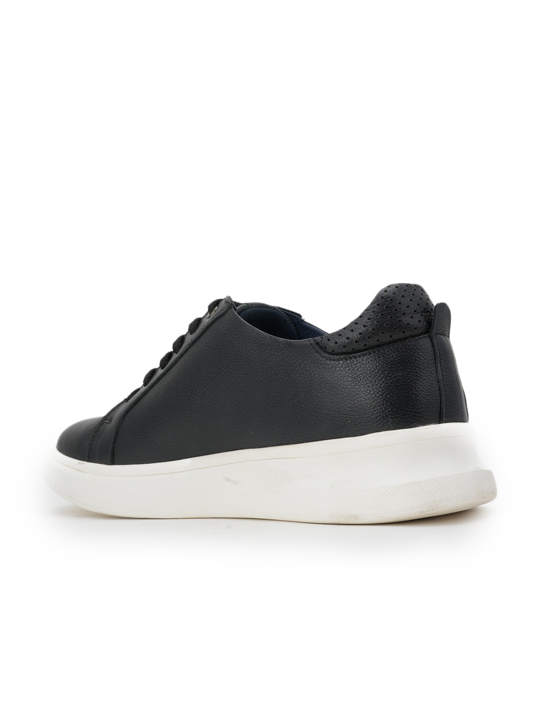 Men's Black Leather Casual Shoes