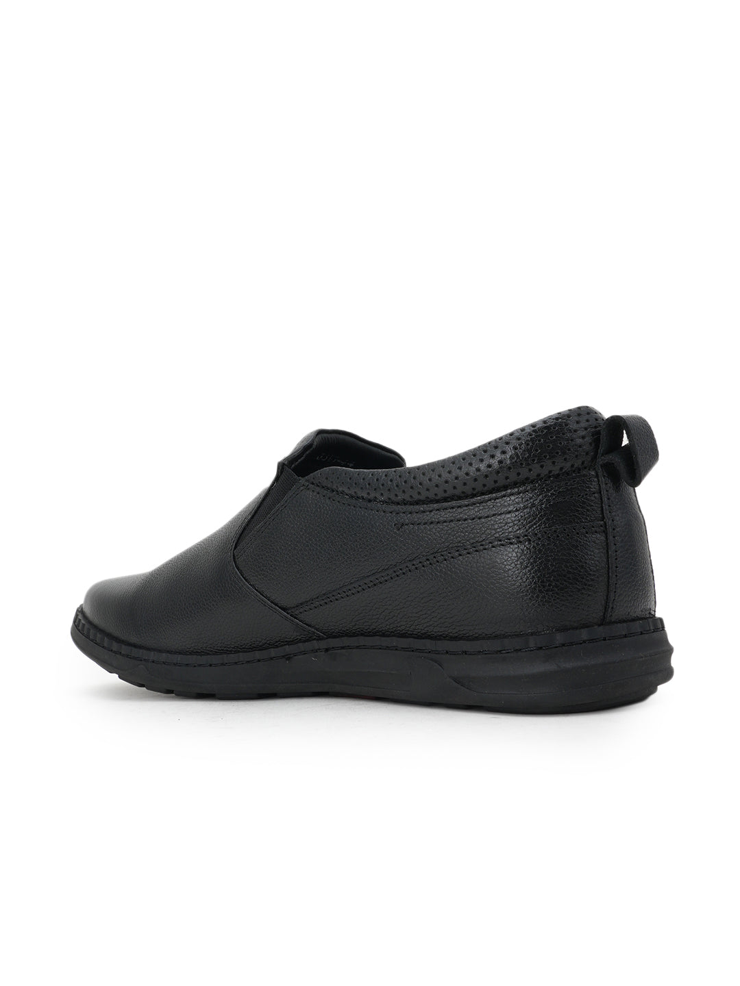 Men's Black Leather Casual Shoes