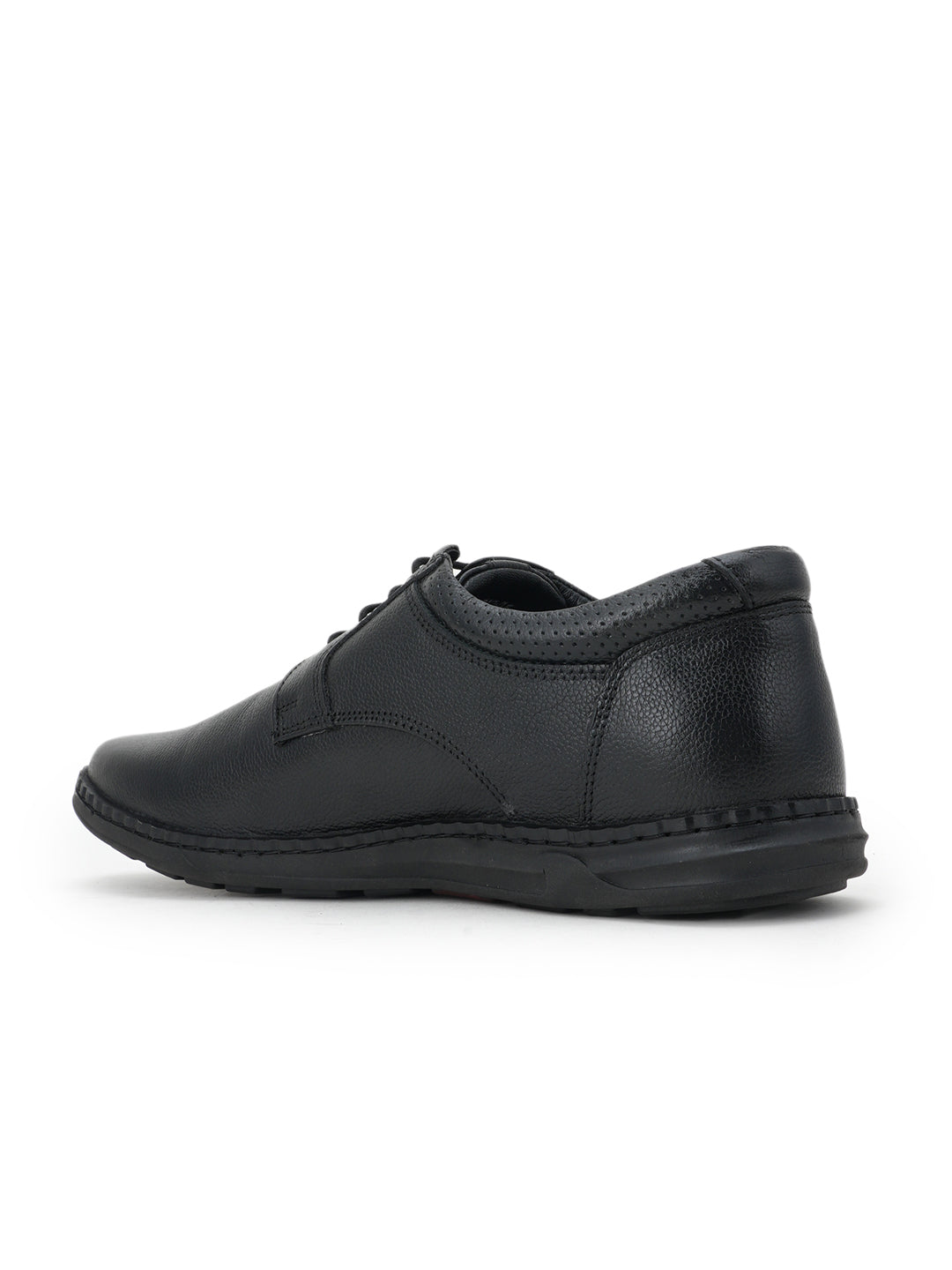 Men's Black Leather Casual Shoes