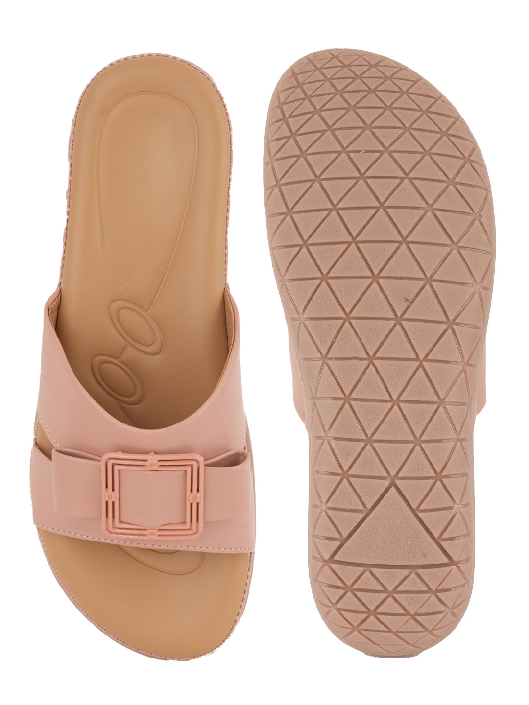 Style Shoes Pink DR. Sole Extra Comfort Flat Sandal For Women and Girls