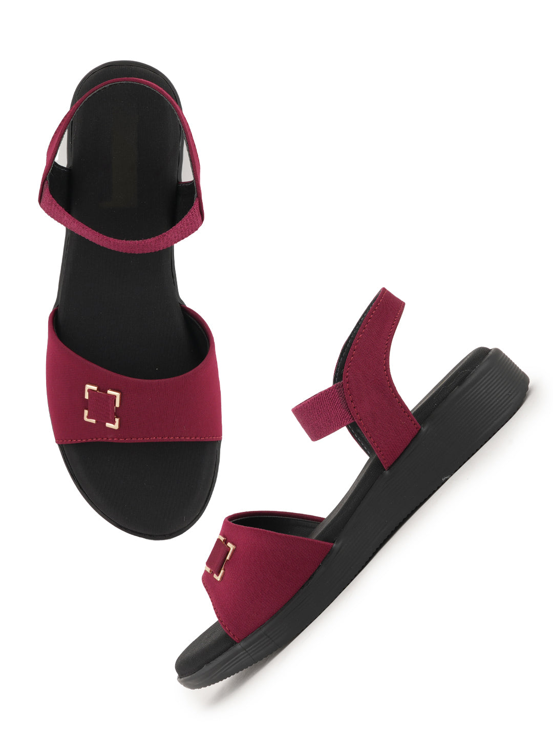 Style Shoes Open-Toe Slip-On Wedges Heeled Sandal for Women & Girls
