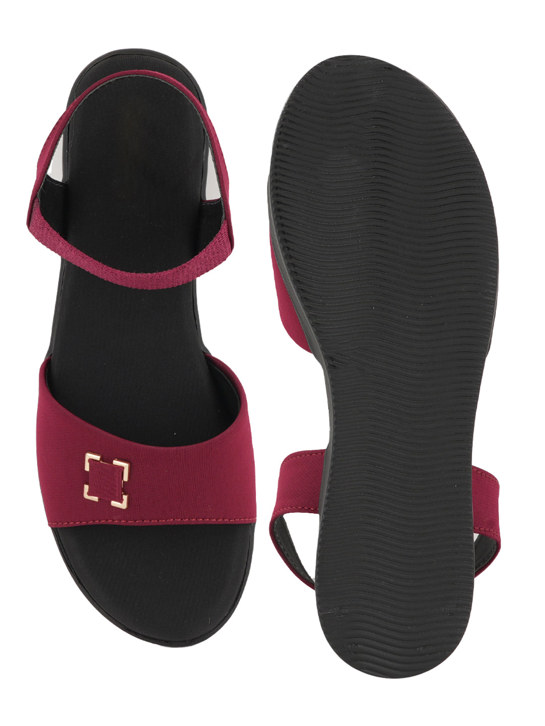 Style Shoes Open-Toe Slip-On Wedges Heeled Sandal for Women & Girls