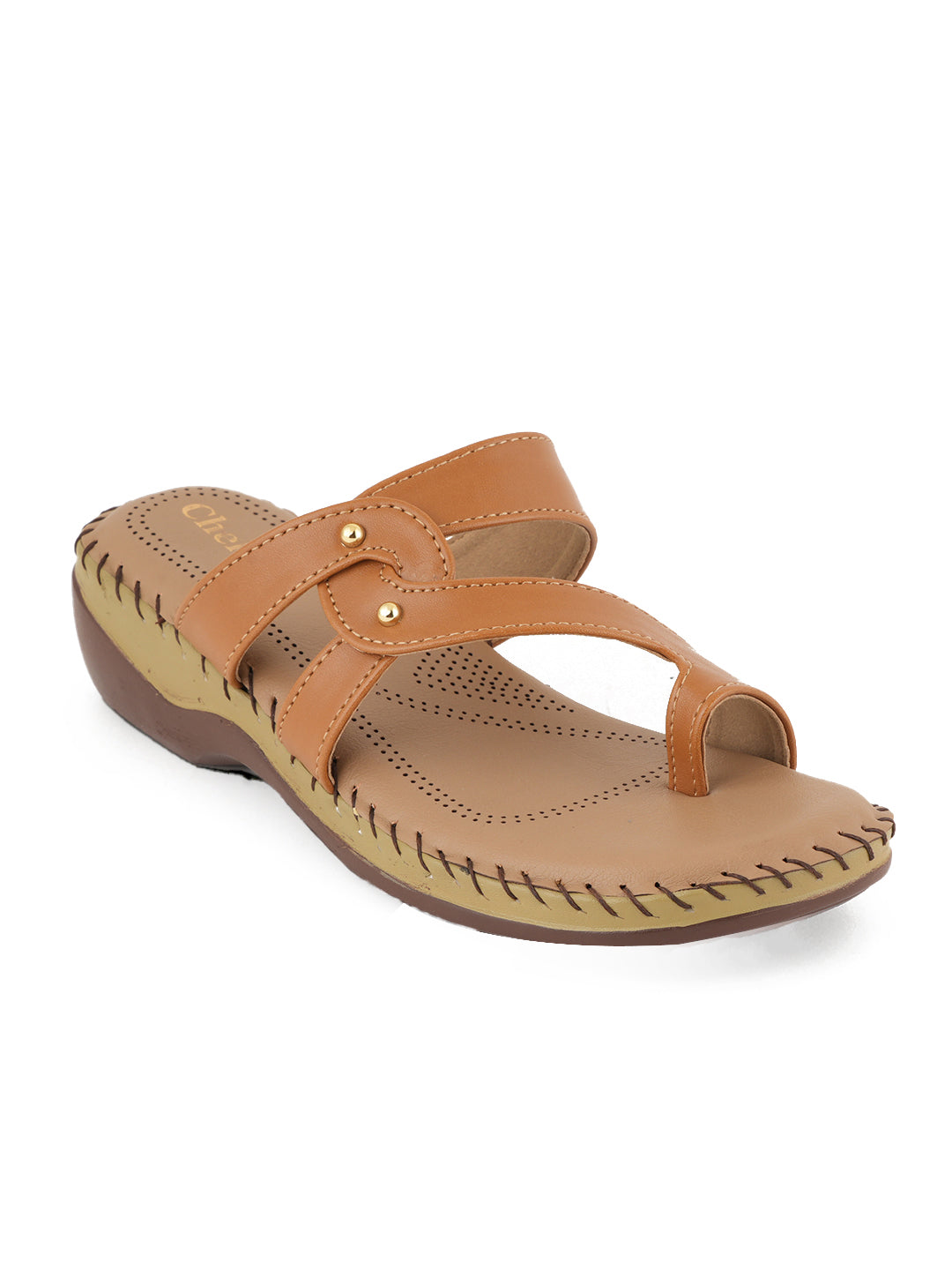 Style Shoes Dr. Sole Open-Toe Slip-On Wedges Heeled Sandal for Women & Girls