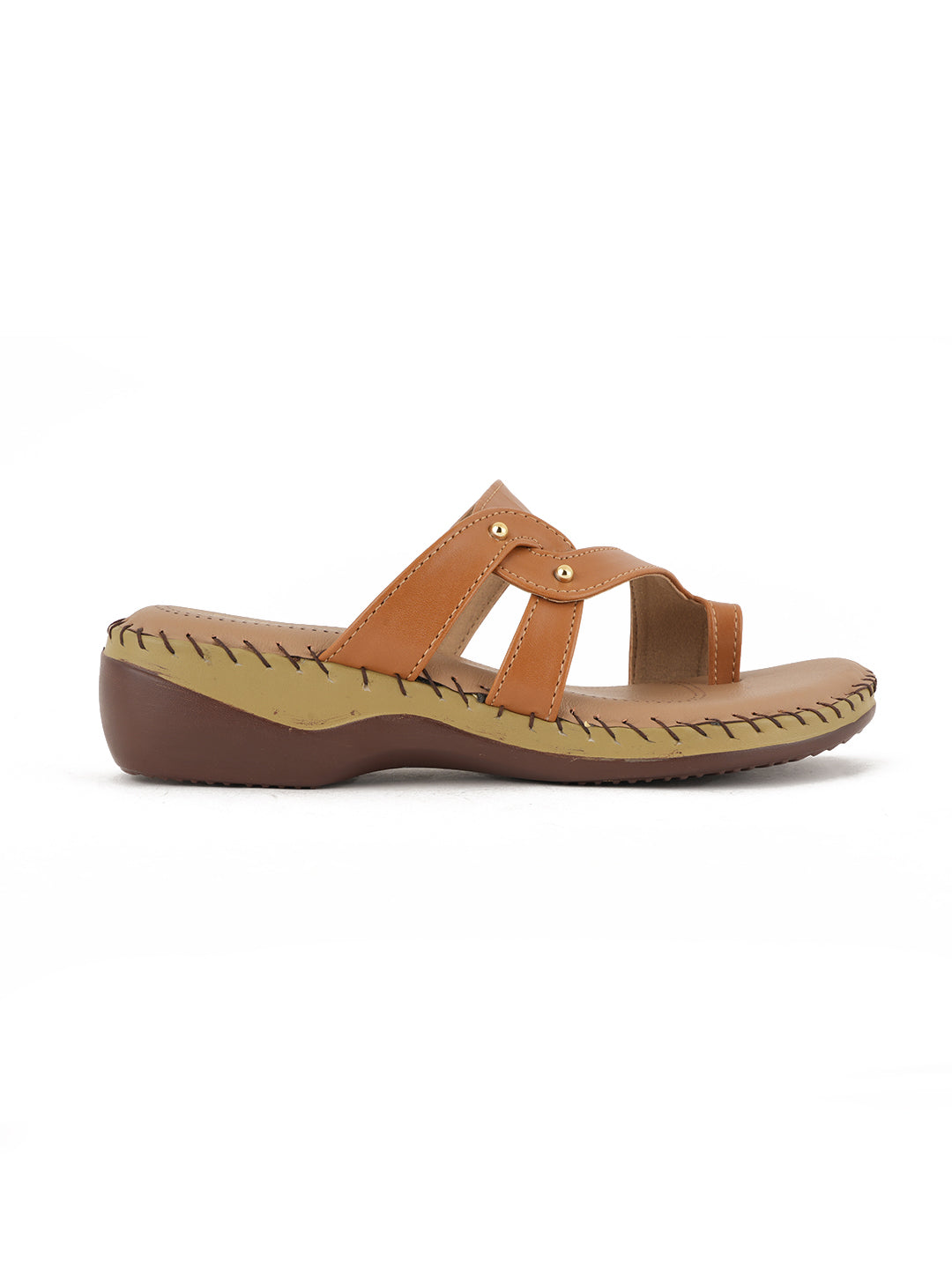 Style Shoes Dr. Sole Open-Toe Slip-On Wedges Heeled Sandal for Women & Girls