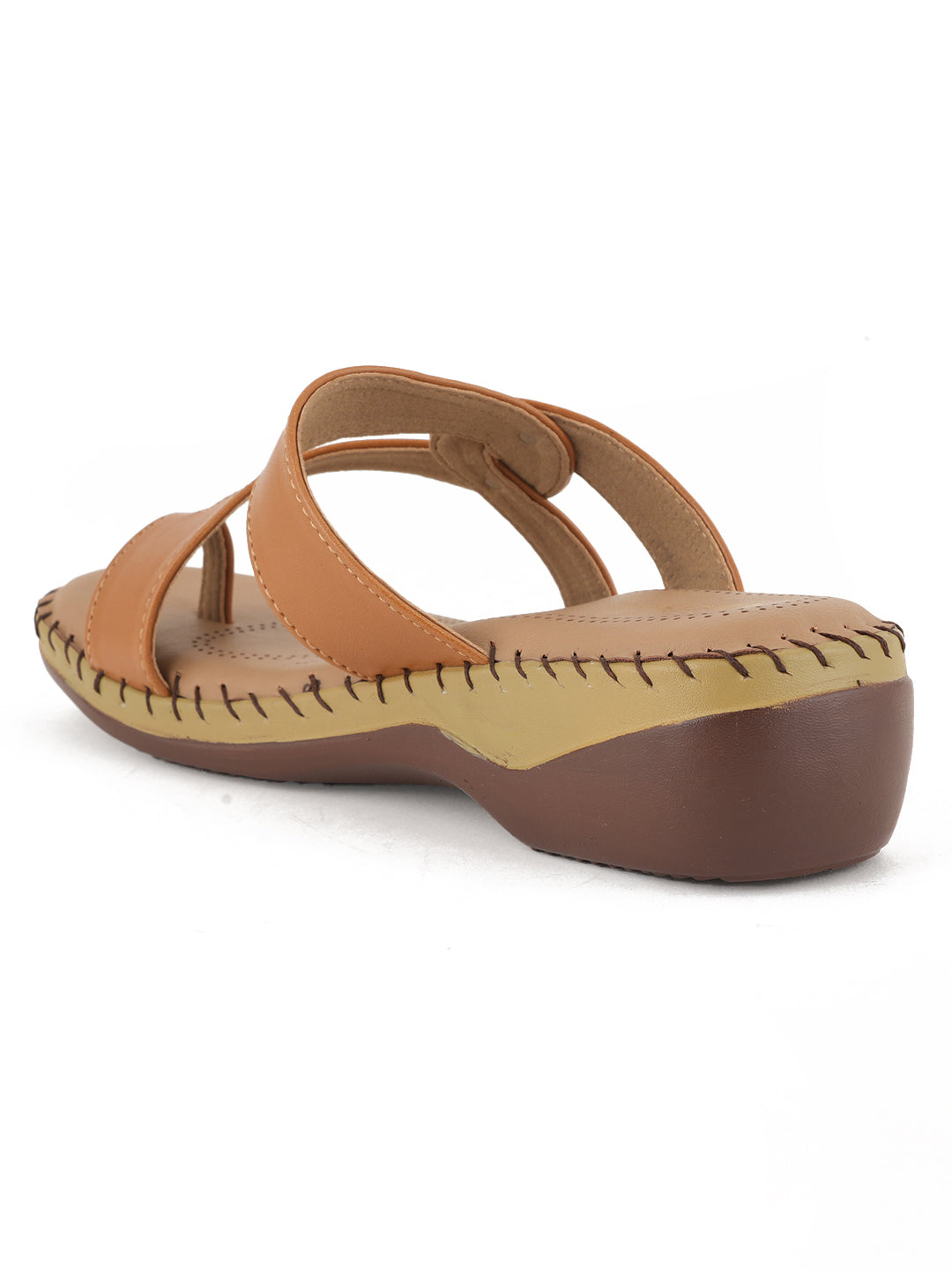 Style Shoes Dr. Sole Open-Toe Slip-On Wedges Heeled Sandal for Women & Girls