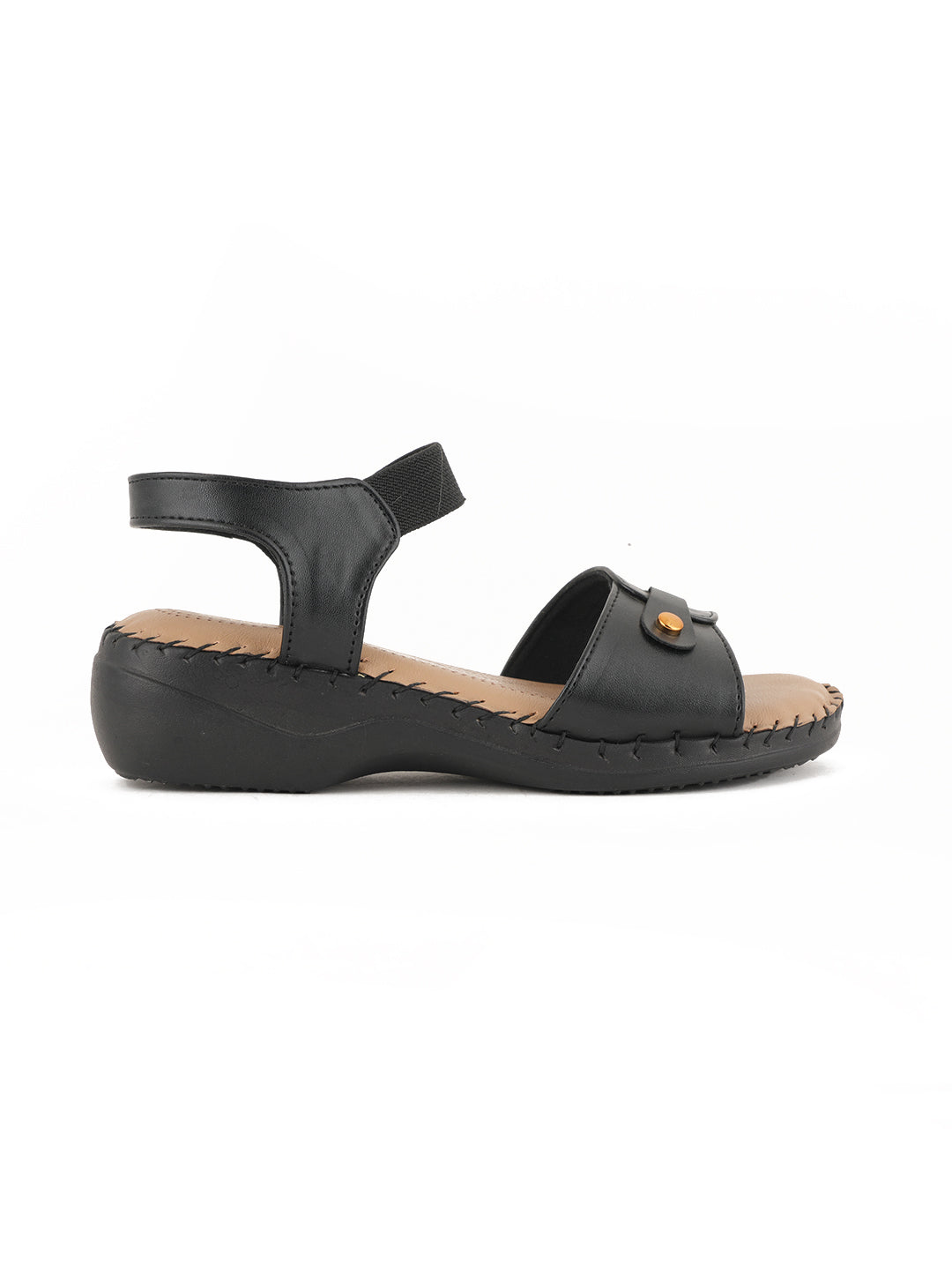 Style Shoes Dr. Sole Open-Toe Slip-On Wedges Heeled Sandal for Women & Girls