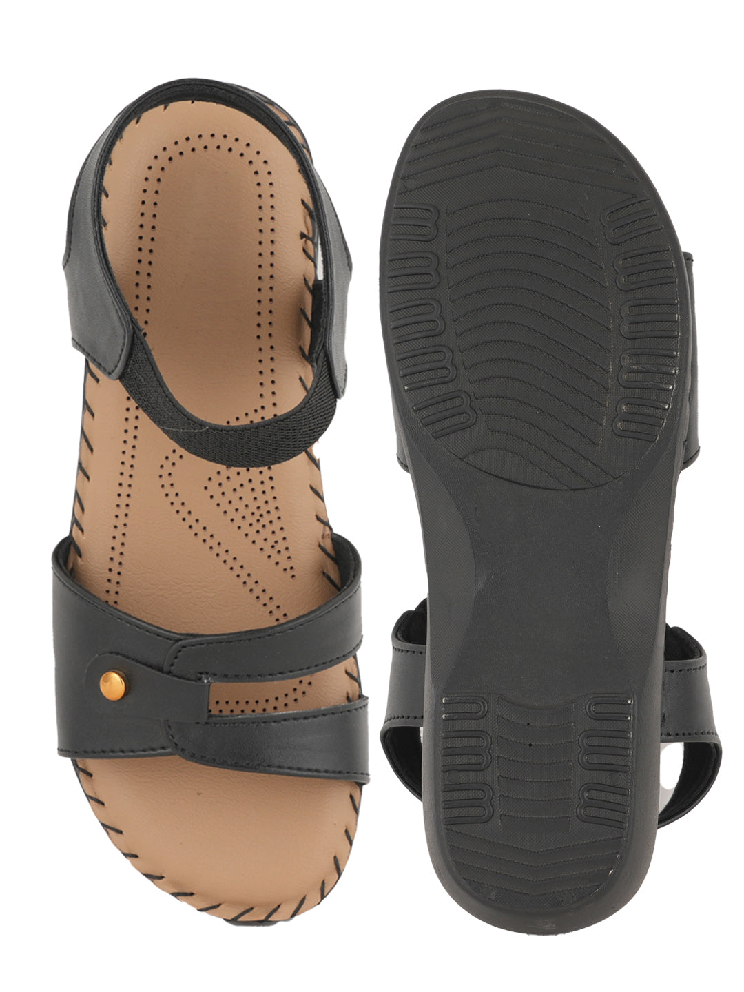 Style Shoes Dr. Sole Open-Toe Slip-On Wedges Heeled Sandal for Women & Girls