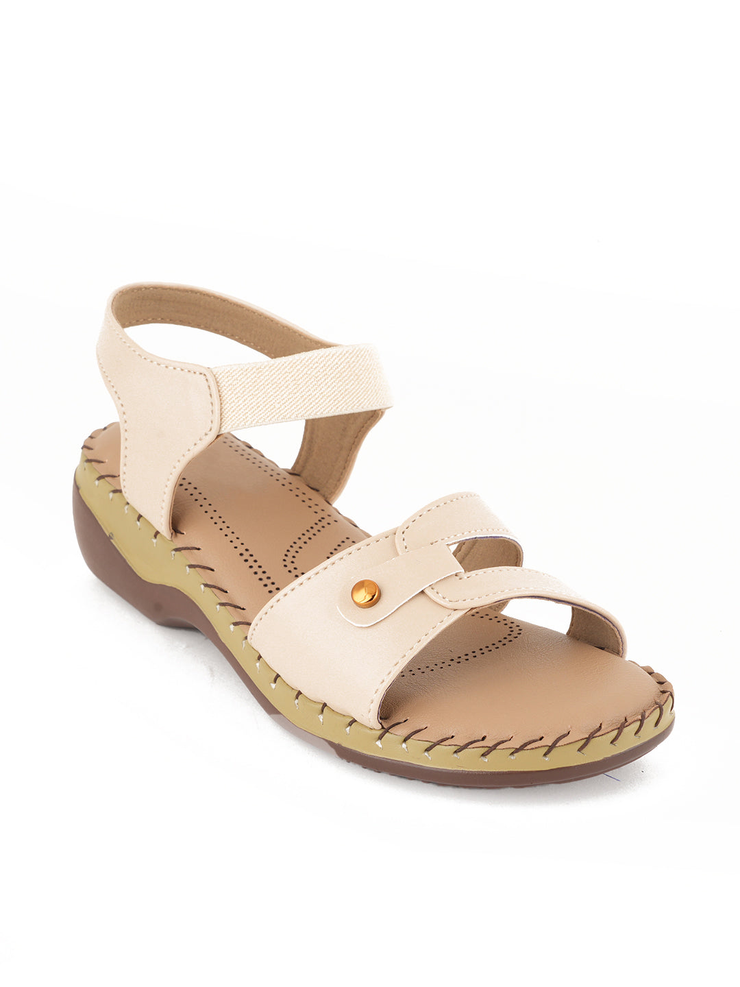 Style Shoes Dr. Sole Open-Toe Slip-On Wedges Heeled Sandal for Women & Girls