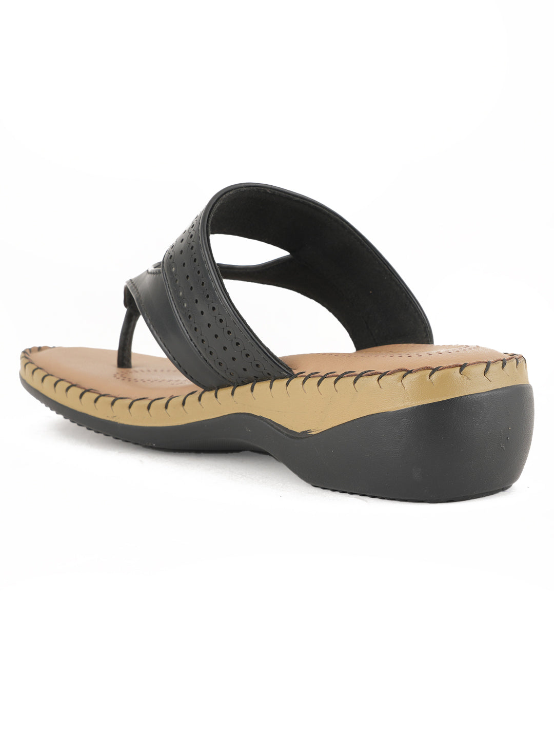 Style Shoes Dr. Sole Open-Toe Slip-On Wedges Heeled Sandal for Women & Girls