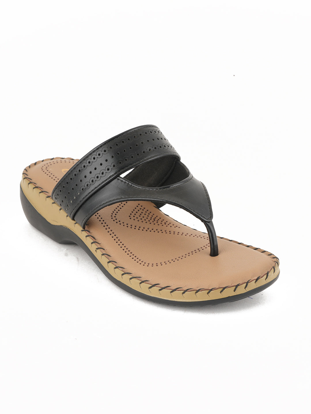 Style Shoes Dr. Sole Open-Toe Slip-On Wedges Heeled Sandal for Women & Girls