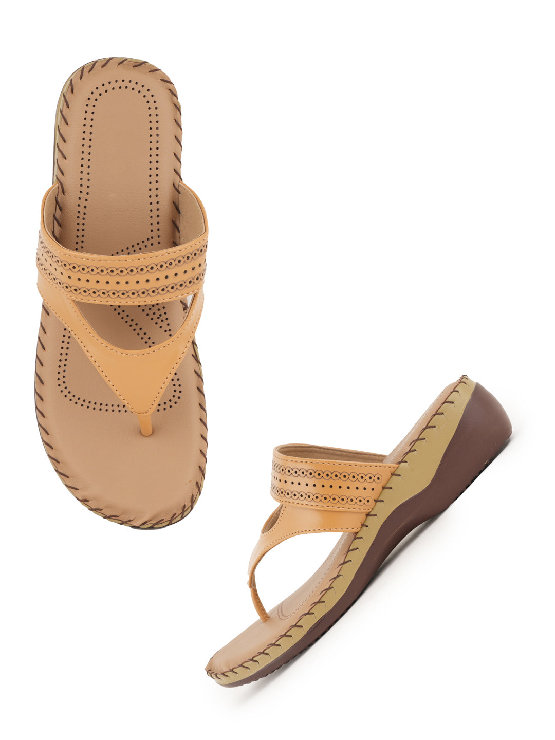 Style Shoes Dr. Sole Open-Toe Slip-On Wedges Heeled Sandal for Women & Girls