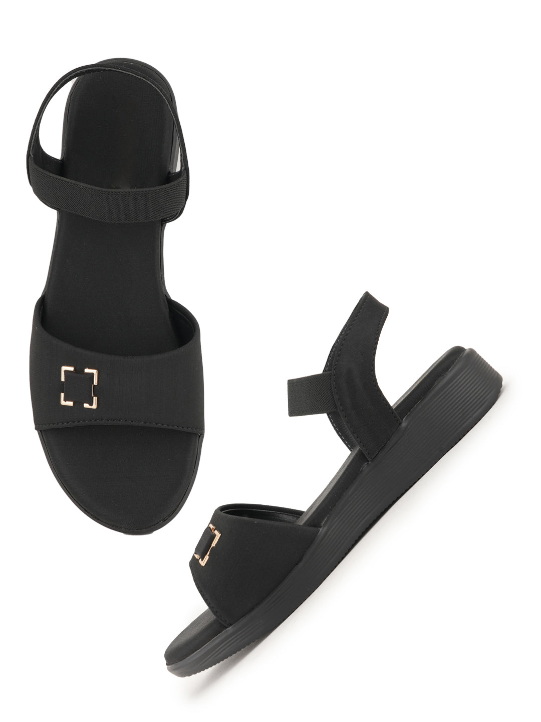 Style Shoes Open-Toe Slip-On Wedges Heeled Sandal for Women & Girls