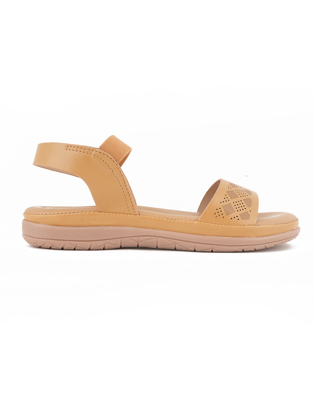 Style Shoes Beige DR. Sole Extra Comfort Flat Sandal For Women and Girls