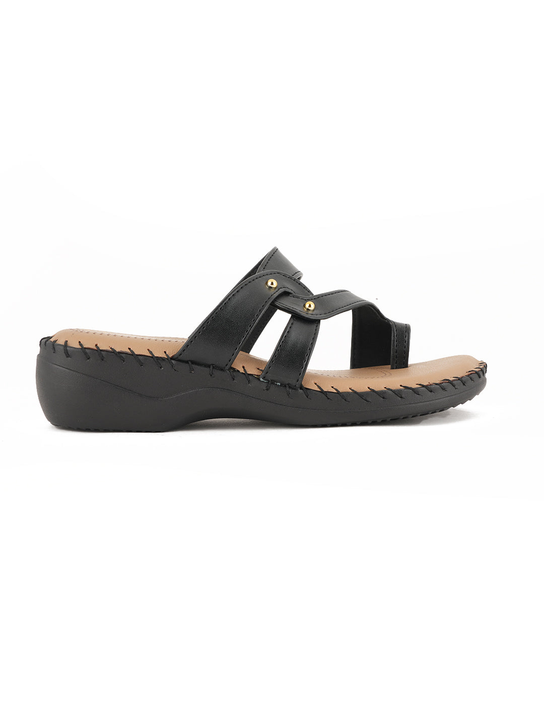 Style Shoes Dr. Sole Open-Toe Slip-On Wedges Heeled Sandal for Women & Girls