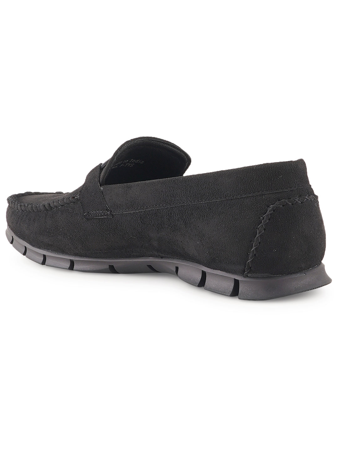 Black Suede Loafers Shoes for Men