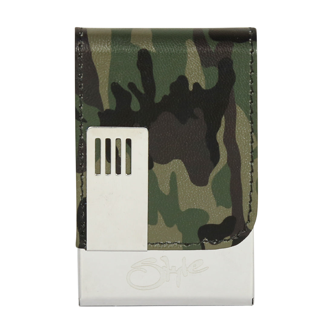 Style Shoes PU Metal Card Holder For Men and Women