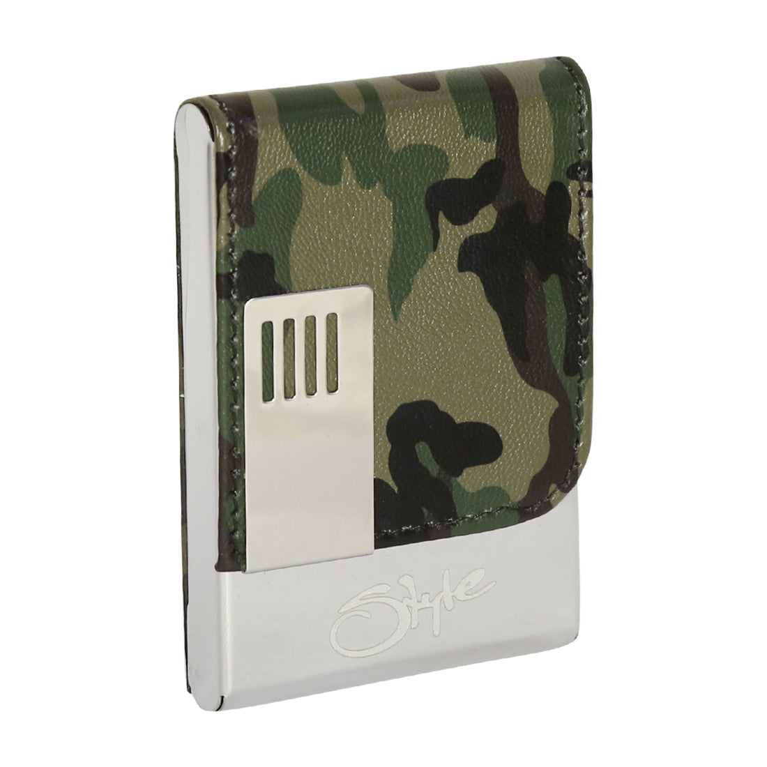 Style Shoes PU Metal Card Holder For Men and Women