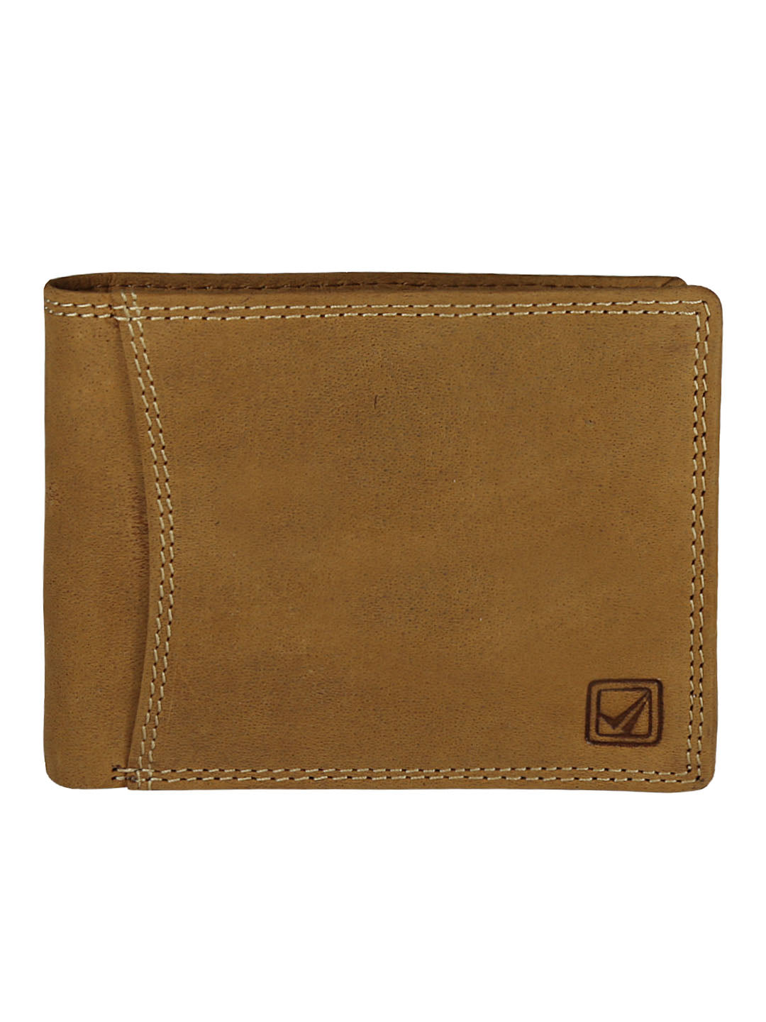 Style Shoes Tan Genuine Leather Bi-Fold Wallet for Men