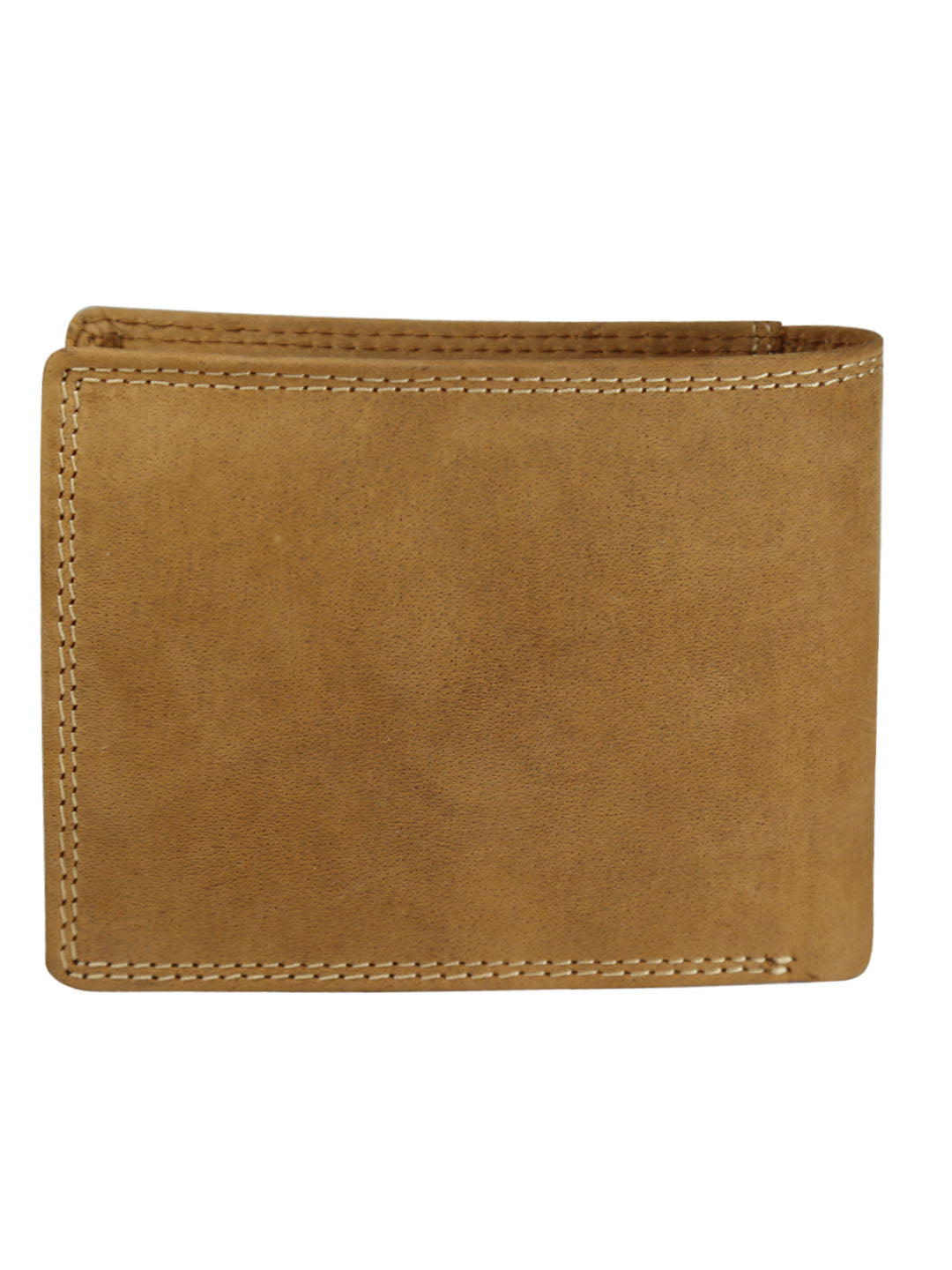 Style Shoes Tan Genuine Leather Bi-Fold Wallet for Men