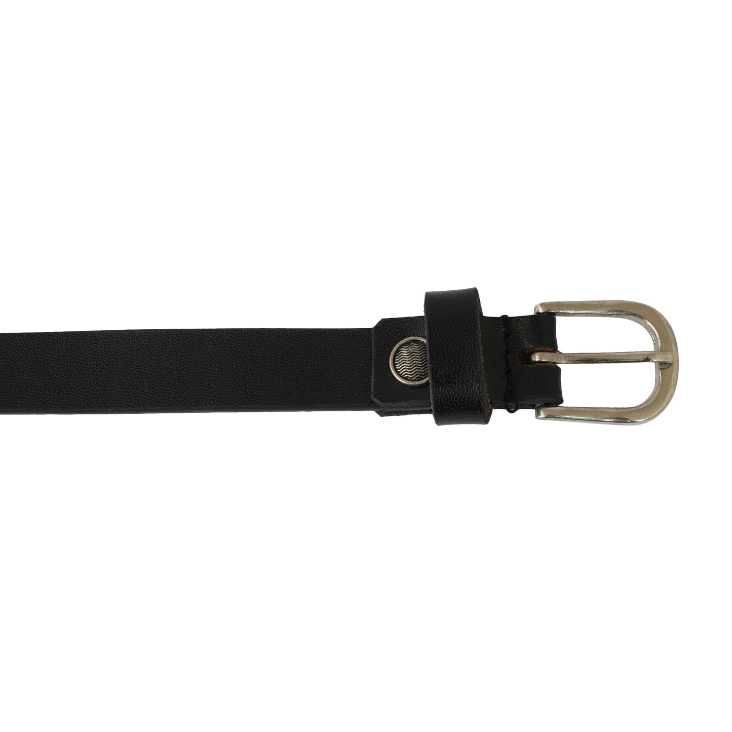 Style Shoes Black Genuine Leather Formal Belt for Women and Girls