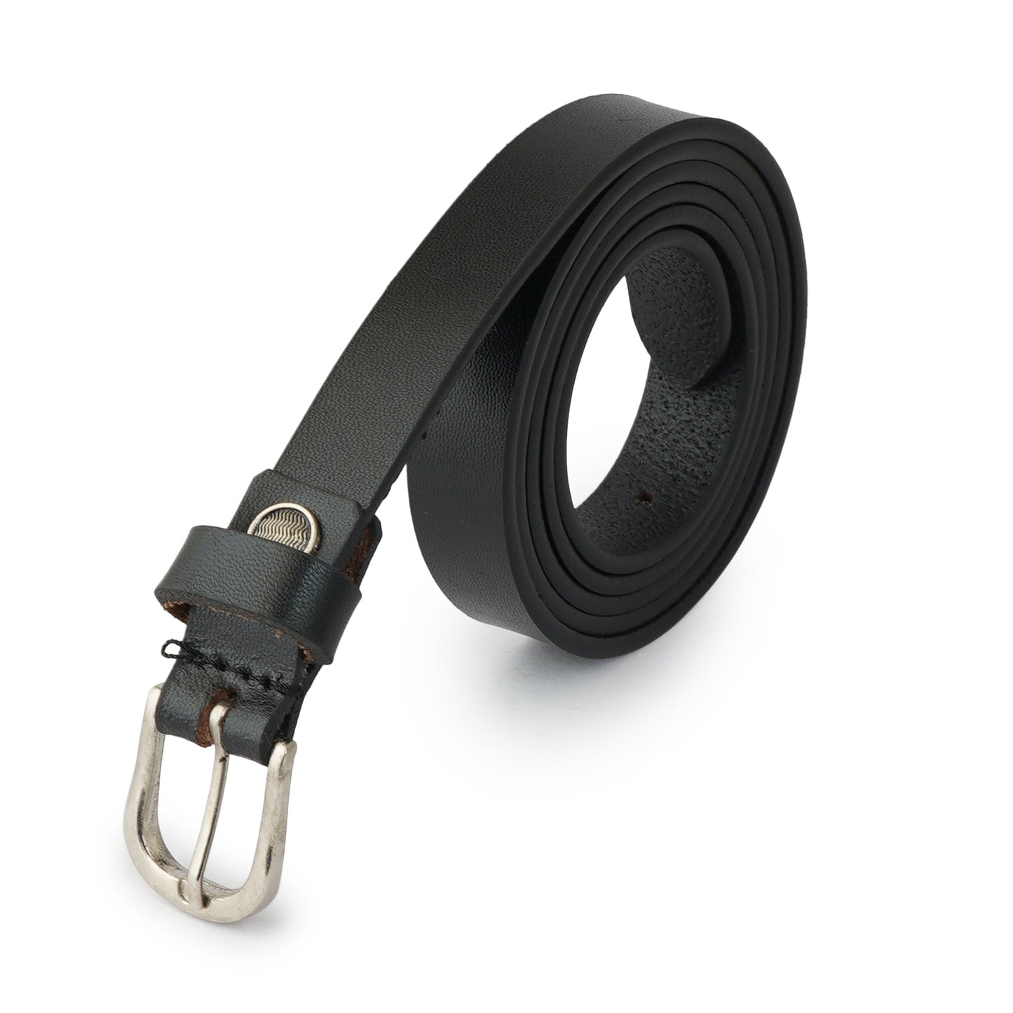 Style Shoes Black Genuine Leather Formal Belt for Women and Girls