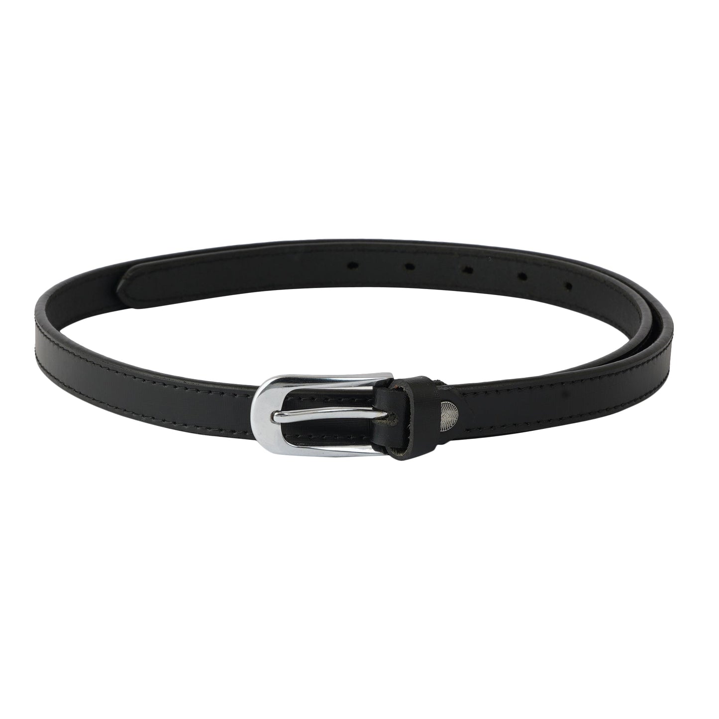 Style Shoes Black Genuine Leather Formal Belt for Women and Girls