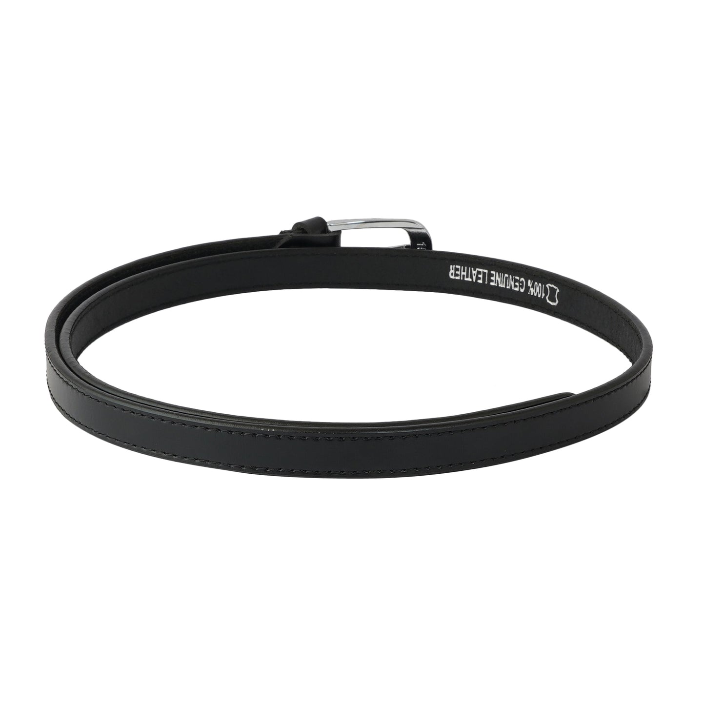 Style Shoes Black Genuine Leather Formal Belt for Women and Girls