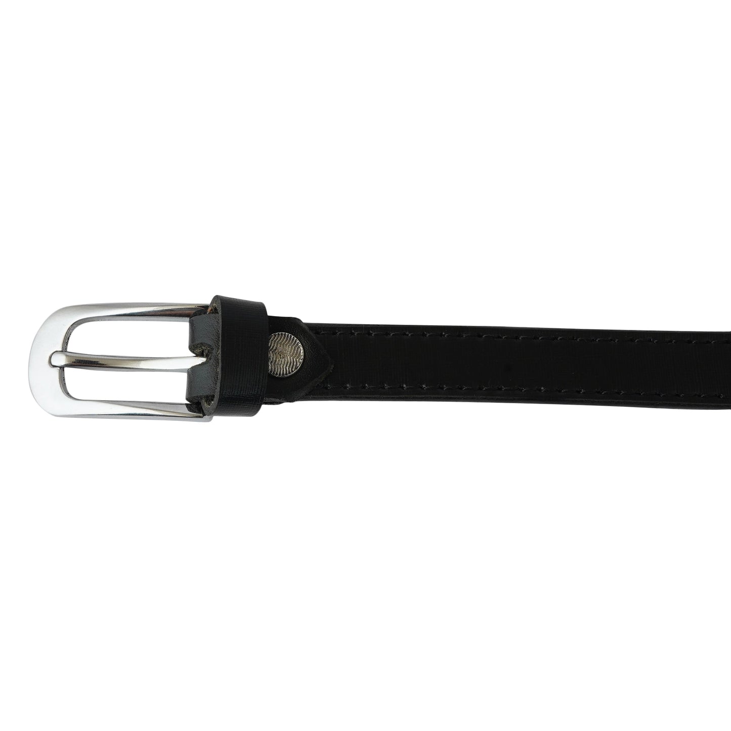 Style Shoes Black Genuine Leather Formal Belt for Women and Girls