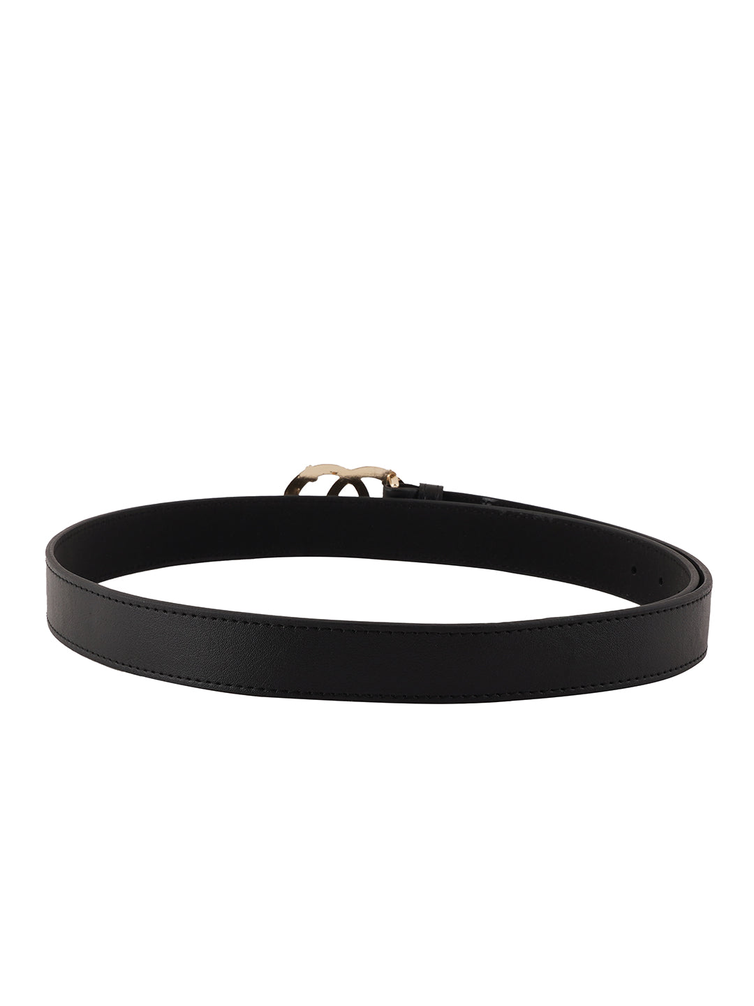 Style Shoes Black PU Belt for Women and Girls