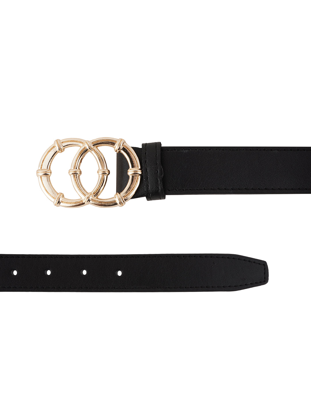 Style Shoes Black PU Belt for Women and Girls