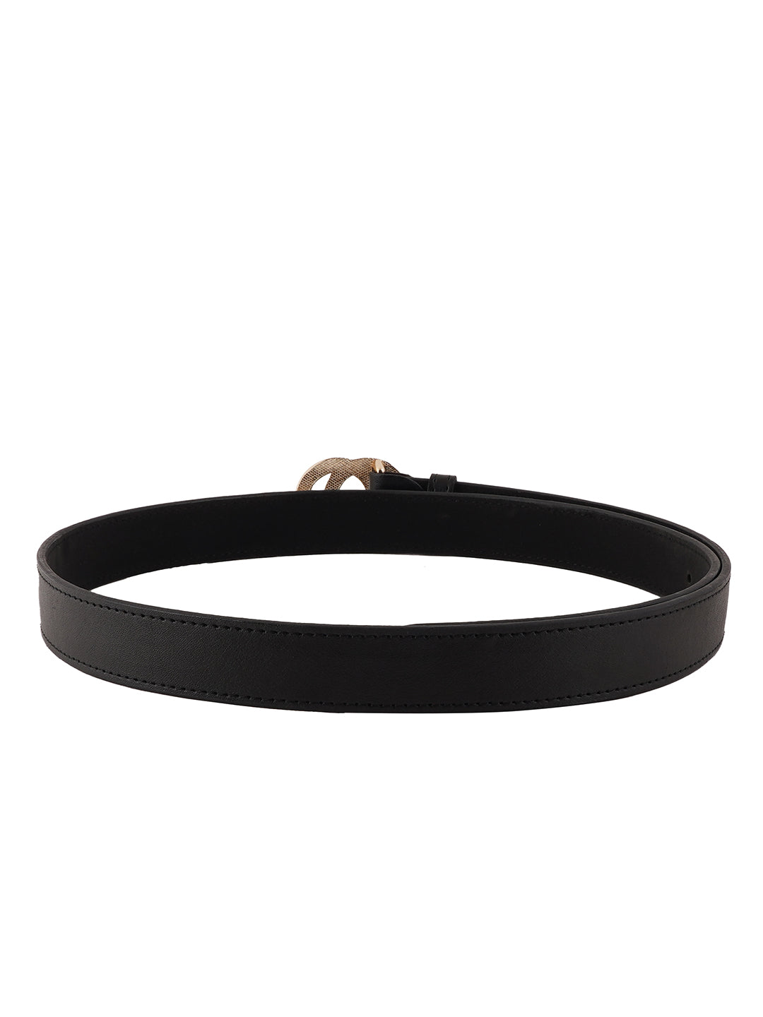 Style Shoes Black PU Belt for Women and Girls