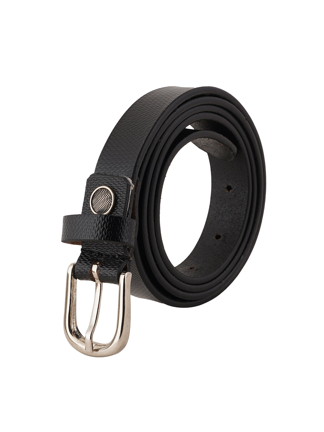 Style Shoes Black PU Belt for Women and Girls