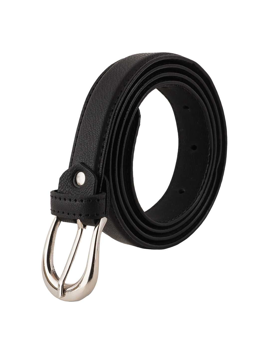 Style Shoes Black PU Belt for Women and Girls