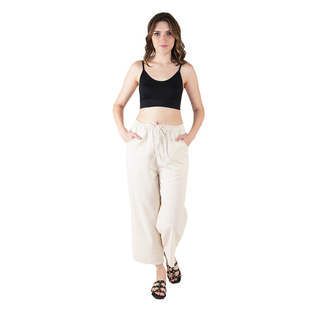 STYLE SHOES Linen Pyjama/Lounge Pant for Women and Girls