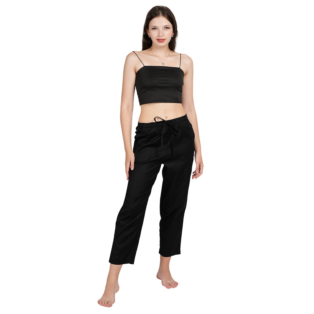 STYLE SHOES Regular Fit Linen Pyjama/Lounge Pant for Women & Girls