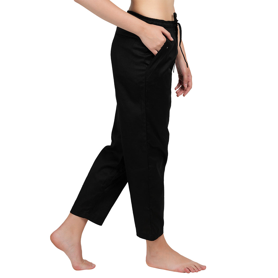 STYLE SHOES Regular Fit Linen Pyjama/Lounge Pant for Women & Girls
