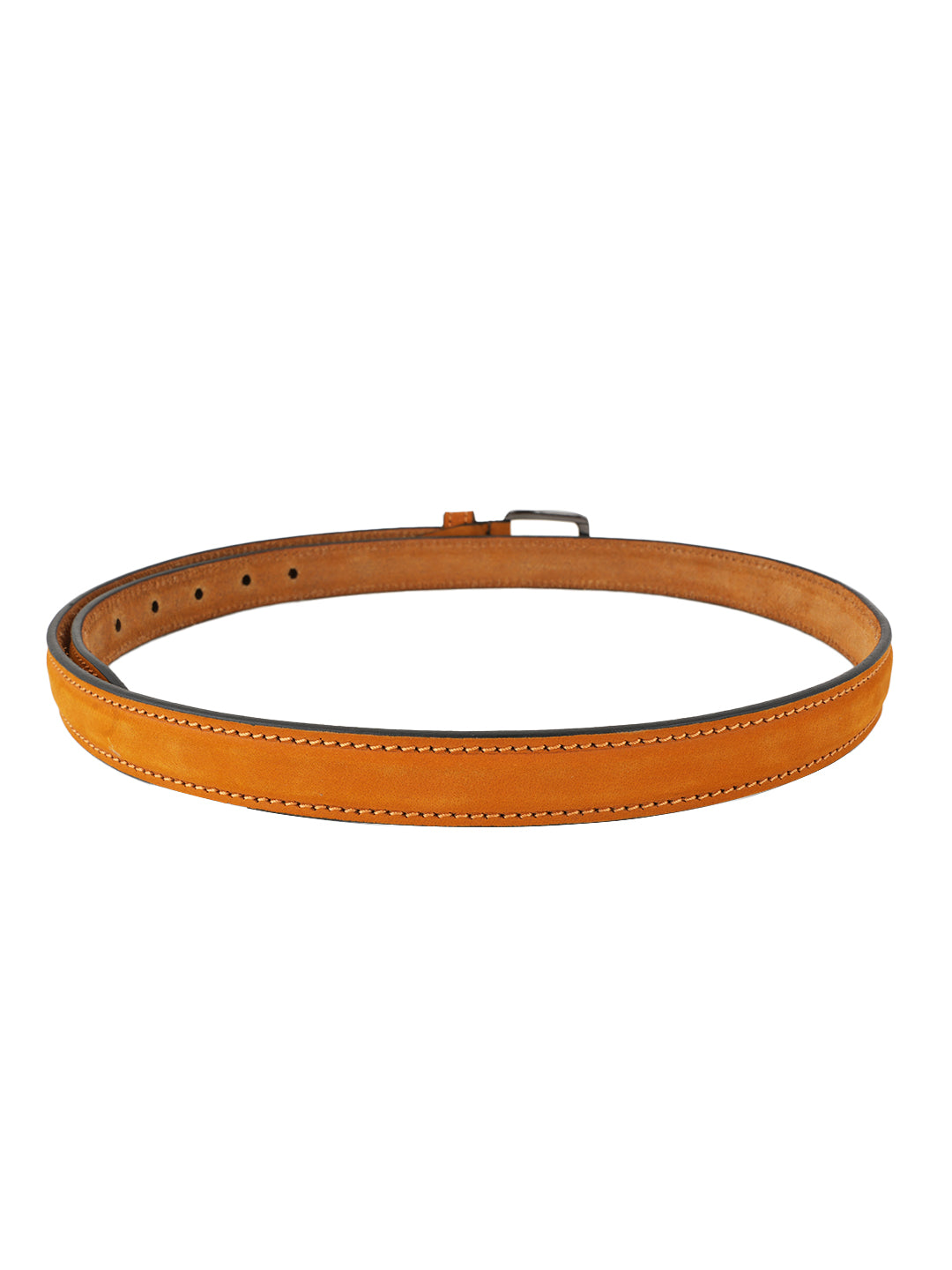 Style Shoes Tan Suede Leather Formal Belt for Women and Girls