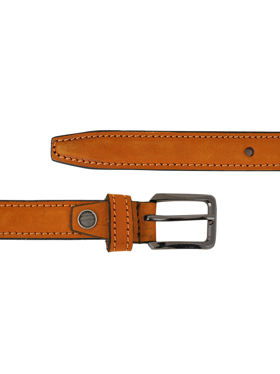 Style Shoes Tan Suede Leather Formal Belt for Women and Girls