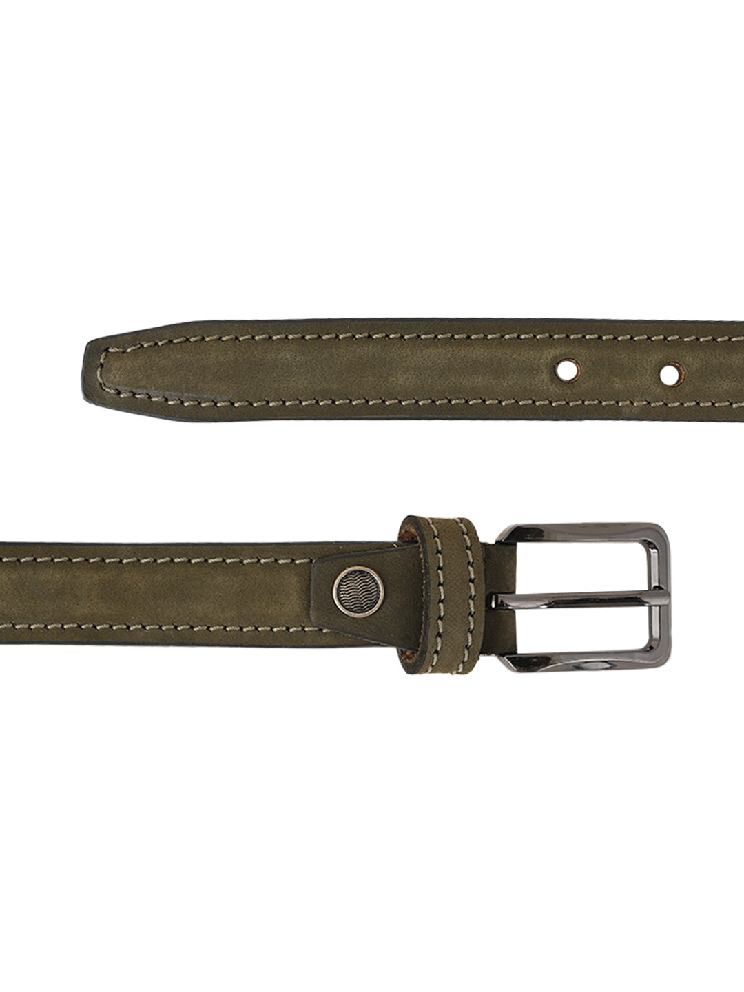 Style Shoes Olive Geen Suede Leather Formal Belt for Women and Girls