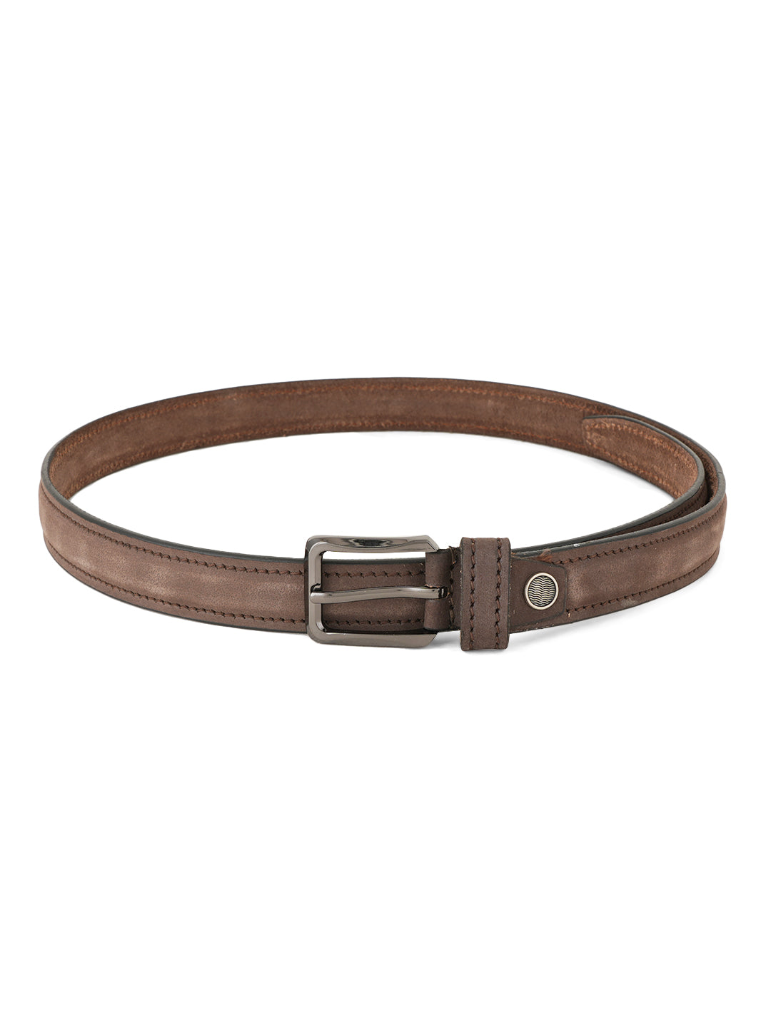 Style Shoes Brown Suede Leather Formal Belt for Women and Girls